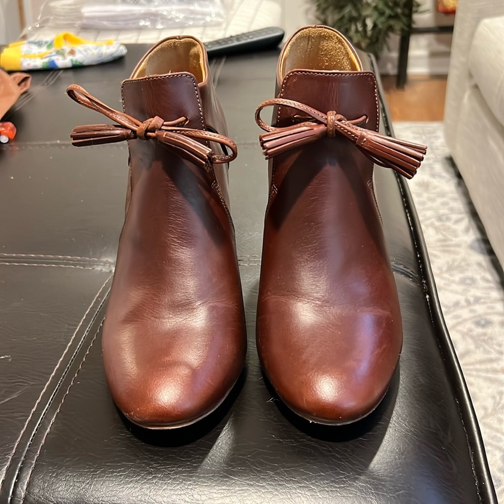 Sézane leather booties